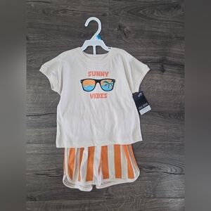 Okie Dokie Boys Sunny Vibes 2pc Set Size 24m NWT